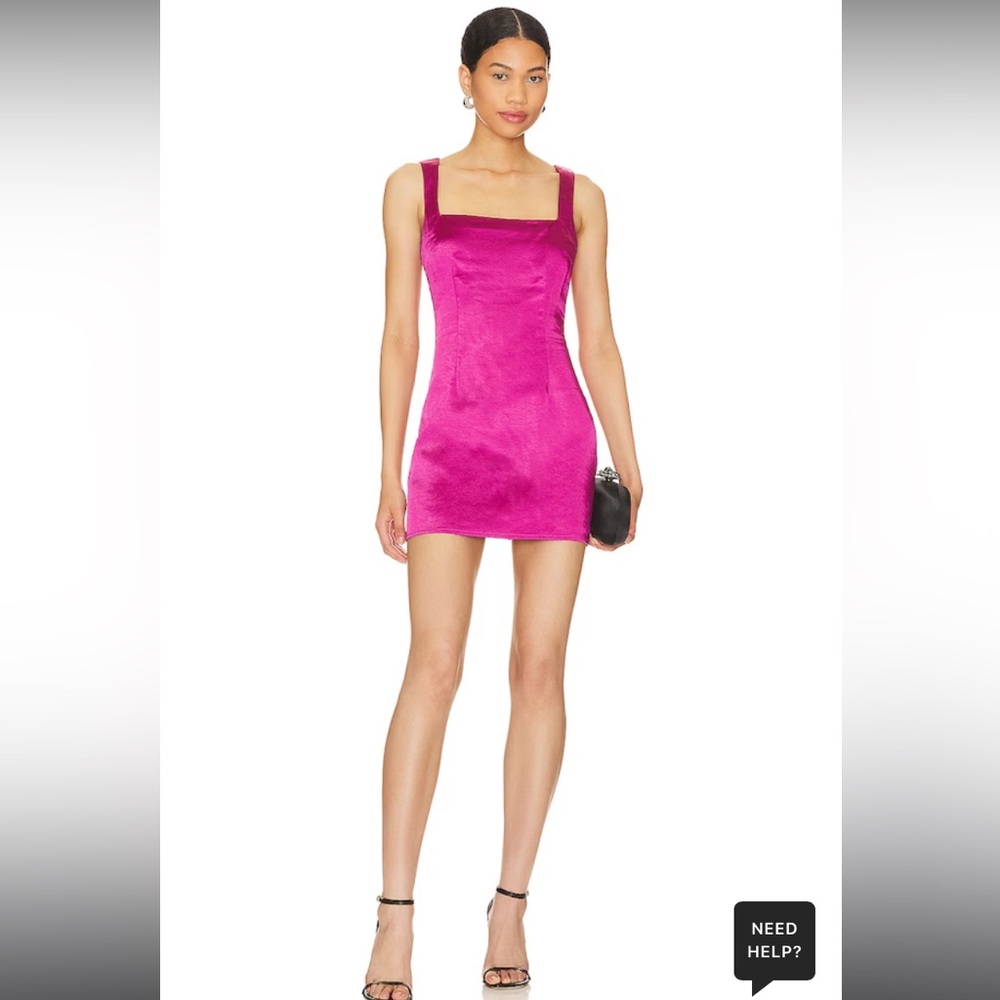 Revolve Orana Mini Dress in Magenta